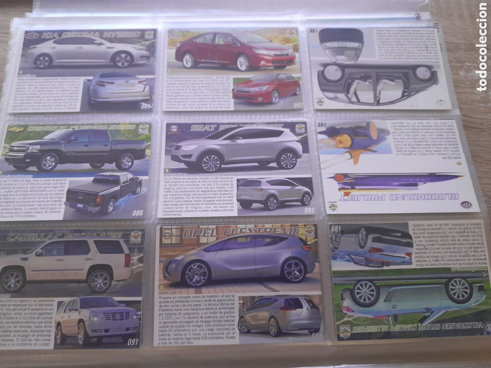 Trading cards: Lote 9 cromos a todo gas 2012 coches ecologicos ( mundicromo )