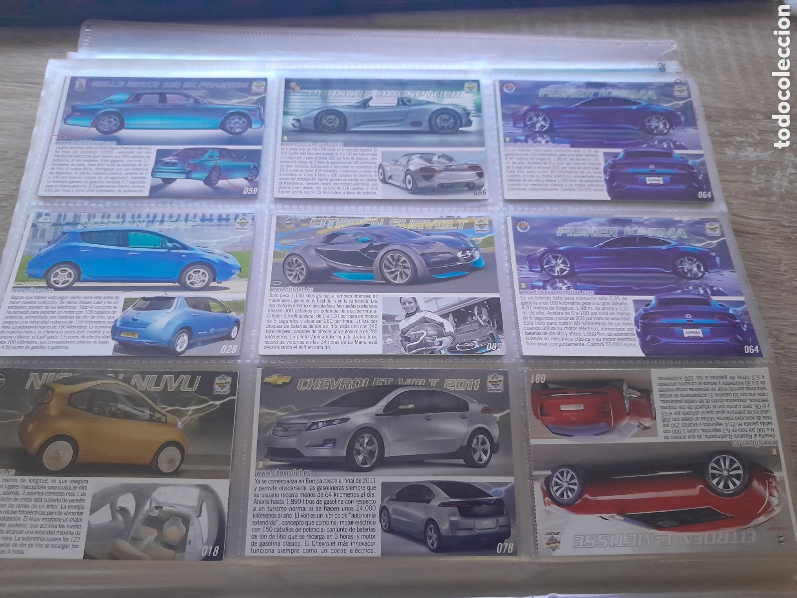 Trading cards: Lote 9 cromos a todo gas 2012 coches ecologicos ( mundicromo )