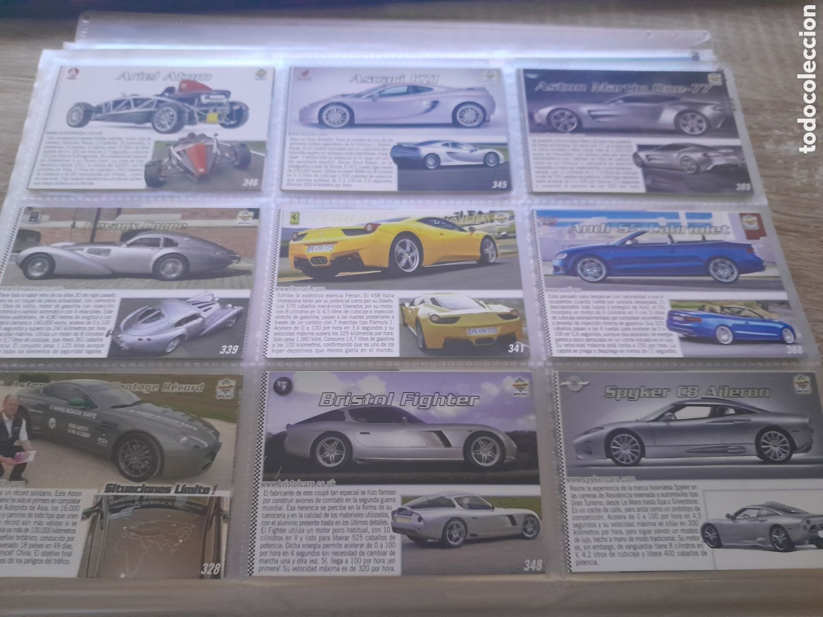 Trading cards: Lote 9 cromos a todo gas 2012 coches ecologicos ( mundicromo )