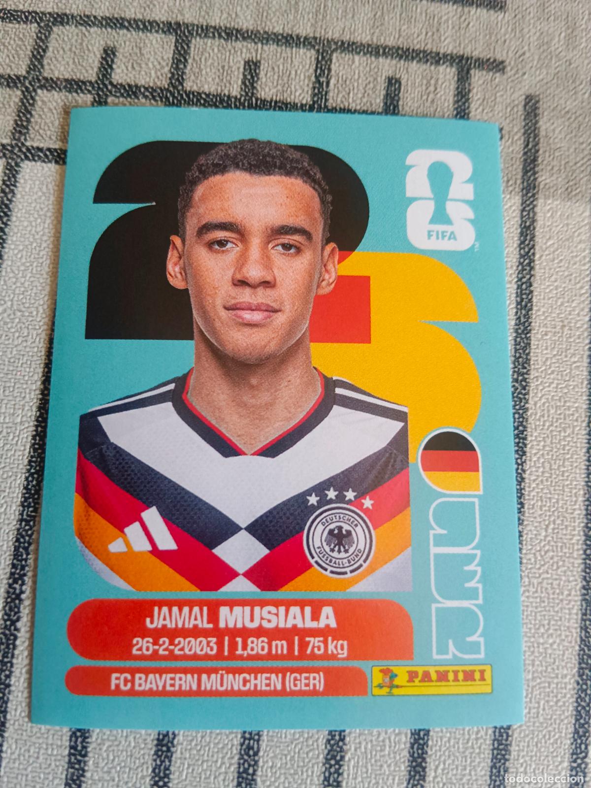Trading cards: MUNDIAL 2026 ESTADOS UNIDOS USA MEXICO MEJICO CANADA GER 15 GER15 JAMAL MUSIALA ALEMANIA FIFA