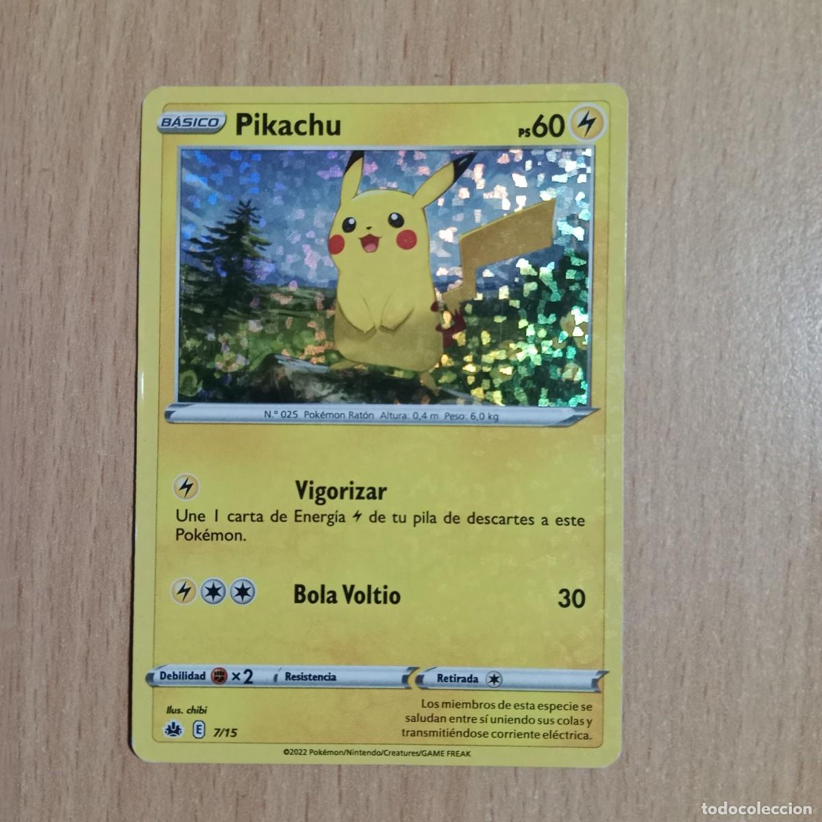 Trading cards: PIKACHU N&ordm; 7/15 CARTA HOLO POK&Egrave;MON COLECCI&Oacute;N MCDONALD'S (TCG) - A&Ntilde;O 2022.