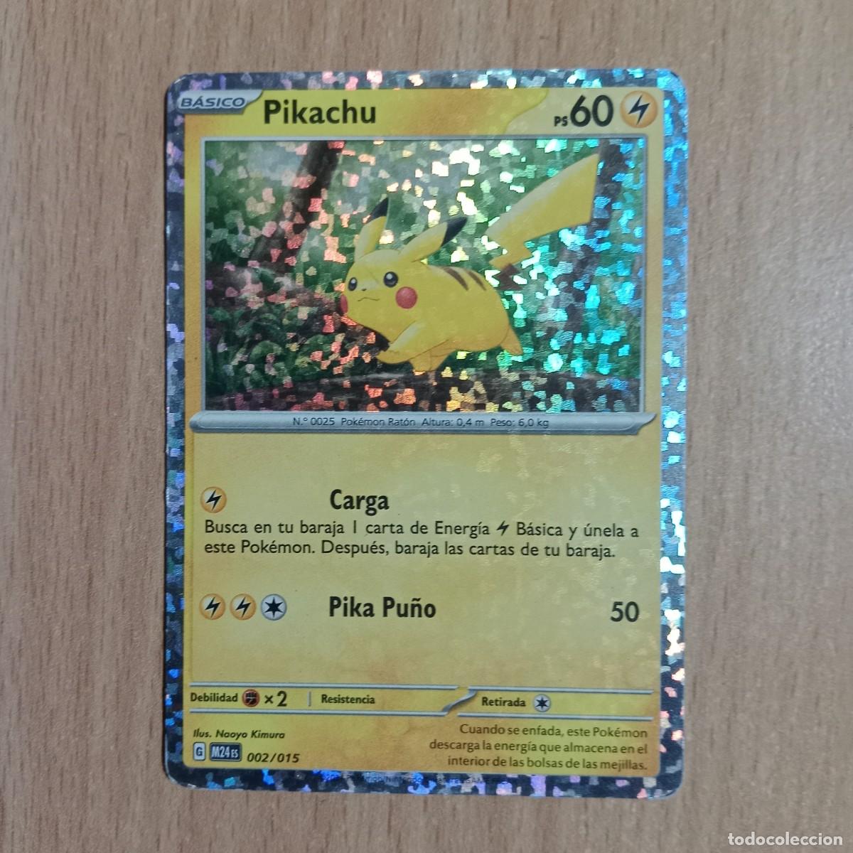 Trading cards: PIKACHU N&ordm; 002/015 CARTA HOLO POK&Egrave;MON COLECCI&Oacute;N MCDONALD'S (TCG) - A&Ntilde;O 2024.