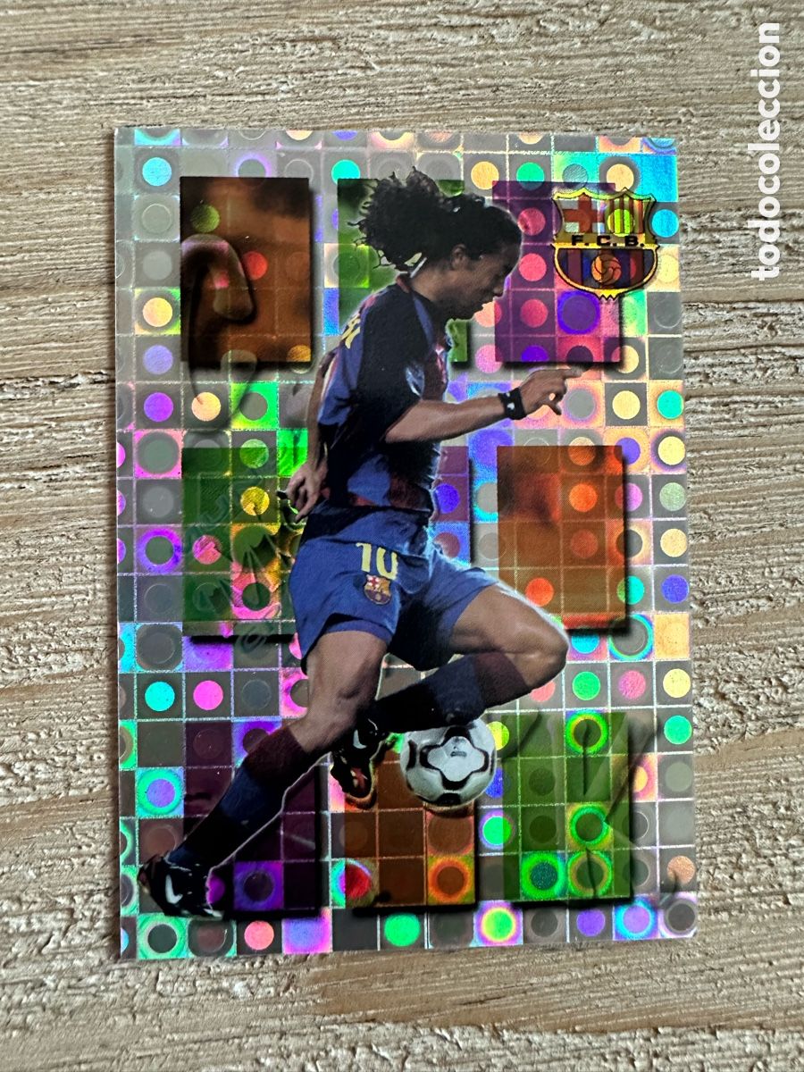 Trading cards: RONALDINHO FC BARCELONA &rdquo;CRACK&rdquo; 161 LAS FICHAS DE LA LIGA 2004 03-04 03 04 MUNDICROMO SPORT