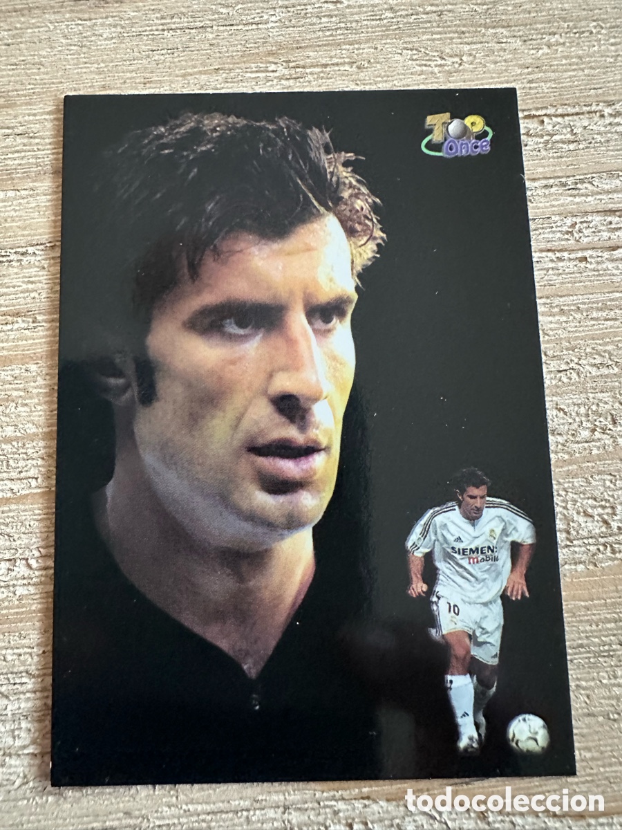 Trading cards: FIGO REAL MADRID TOP ONCE 616 LAS FICHAS DE LA LIGA 2004 03-04 03 04 MUNDICROMO SPORT