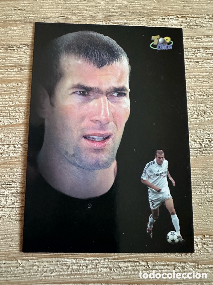 Trading cards: ZIDANE REAL MADRID TOP ONCE 618 LAS FICHAS DE LA LIGA 2004 03-04 03 04 MUNDICROMO SPORT
