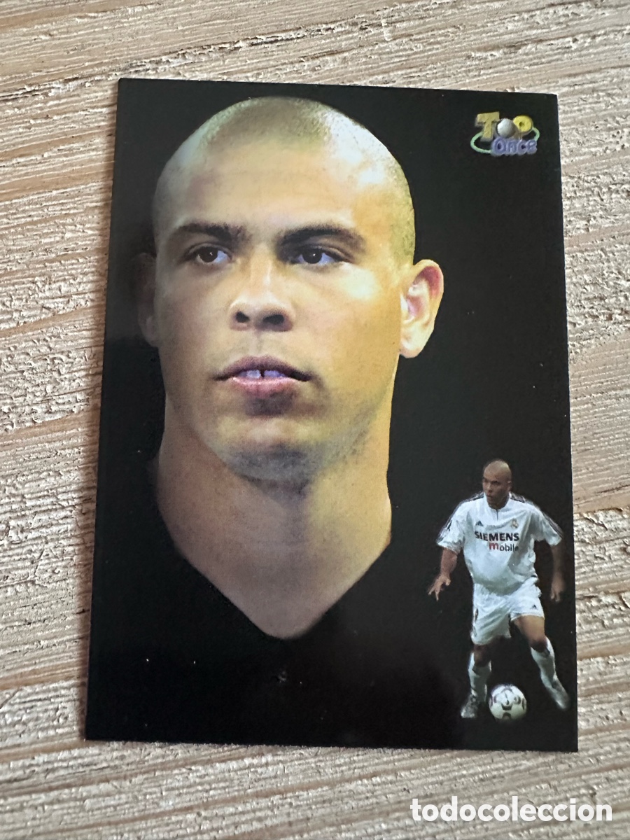 Trading cards: RONALDO REAL MADRID TOP ONCE 620 LAS FICHAS DE LA LIGA 2004 03-04 03 04 MUNDICROMO SPORT