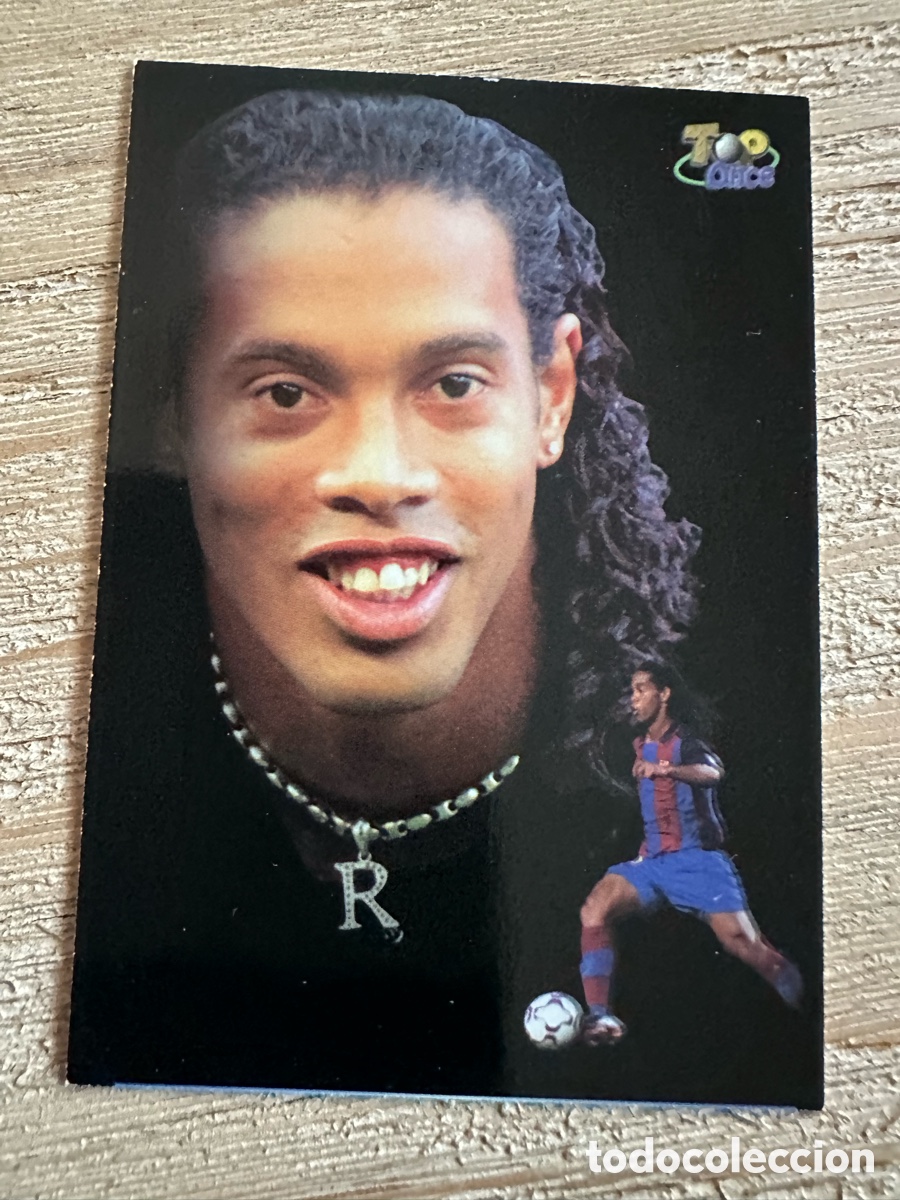 Trading cards: RONALDINHO FC BARCELONA TOP ONCE 621 LAS FICHAS DE LA LIGA 2004 03-04 03 04 MUNDICROMO SPORT