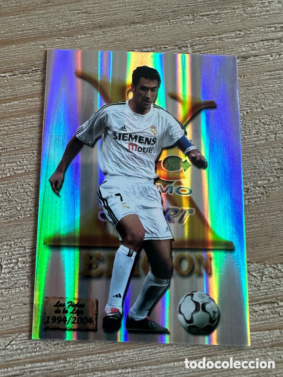 Trading cards: RAUL REAL MADRID X EDICION 641 LAS FICHAS DE LA LIGA 2004 03-04 03 04 MUNDICROMO SPORT