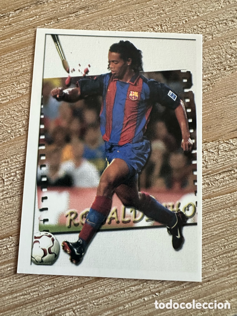 Trading cards: RONALDINHO FC BARCELONA LOS + CREATIVOS 685 LAS FICHAS DE LA LIGA 2004 03-04 03 04 MUNDICROMO SPORT