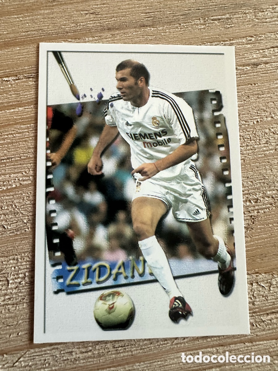 Trading cards: ZIDANE REAL MADRID LOS + CREATIVOS 687 LAS FICHAS DE LA LIGA 2004 03-04 03 04 MUNDICROMO SPORT