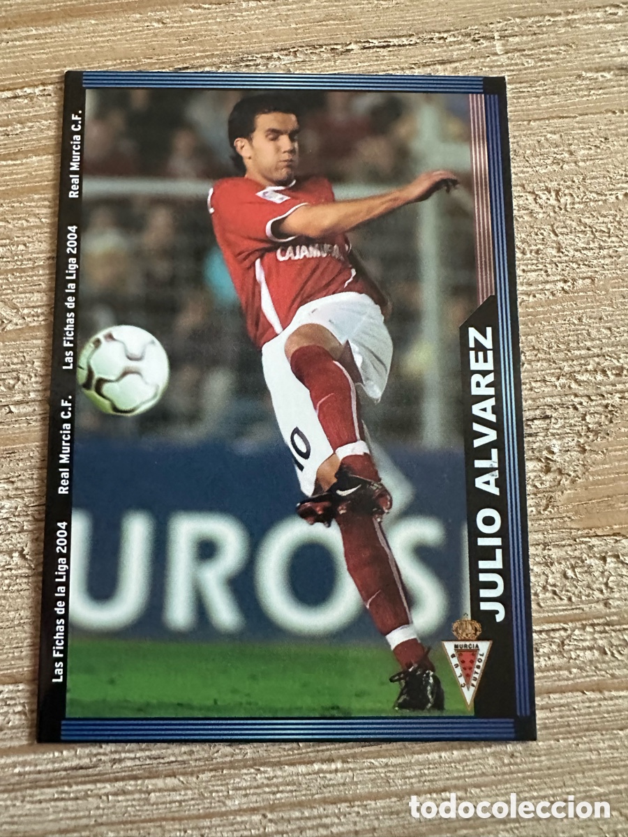 Trading cards: JULIO ALVAREZ MURCIA 673 LAS FICHAS DE LA LIGA 2004 03-04 MUNDICROMO SPORT