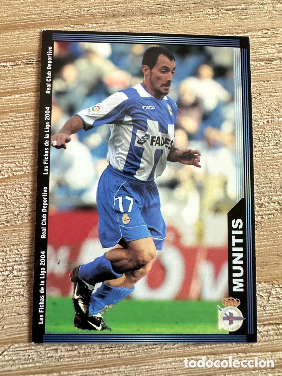 Trading cards: MUNITIS DEPORTIVO DE LA CORU&Ntilde;A 665 LAS FICHAS DE LA LIGA 2004 03-04 MUNDICROMO SPORT