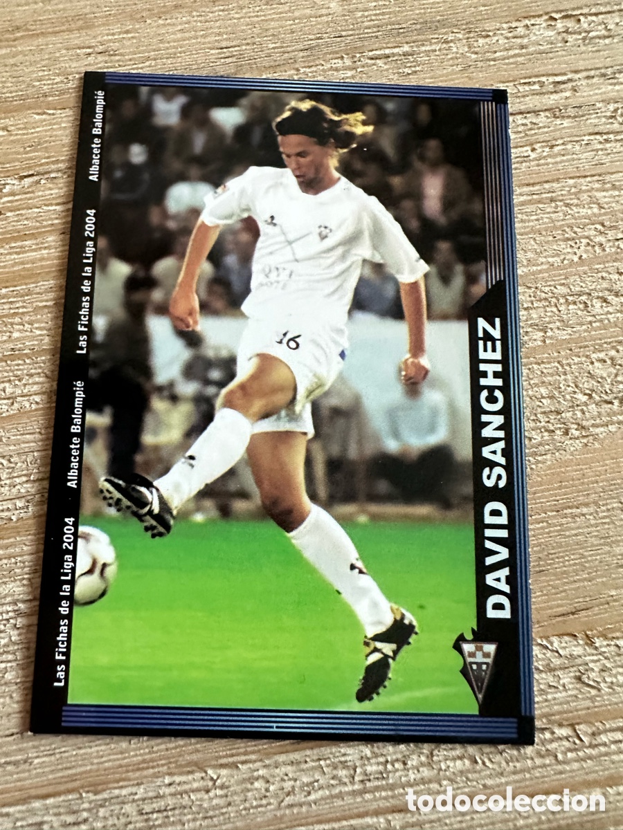 Trading cards: DAVID SANCHEZ ALBACETE 664 LAS FICHAS DE LA LIGA 2004 03-04 MUNDICROMO SPORT
