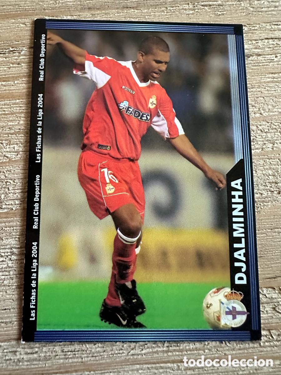 Trading cards: DJALMINHA DEPORTIVO DE LA CORU&Ntilde;A 658 LAS FICHAS DE LA LIGA 2004 03-04 MUNDICROMO SPORT