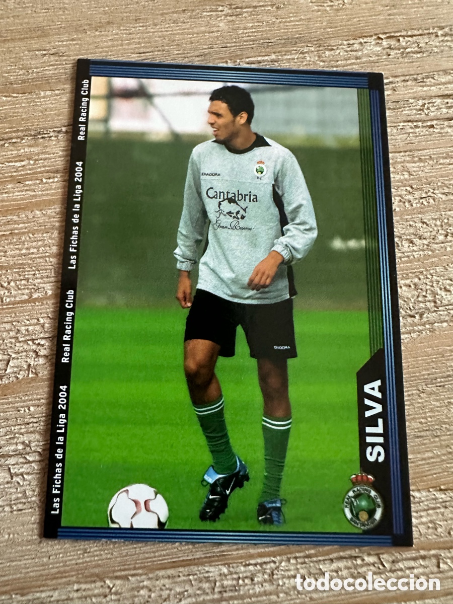 Trading cards: SILVA RACING DE SANTANDER 606 LAS FICHAS DE LA LIGA 2004 03-04 MUNDICROMO SPORT