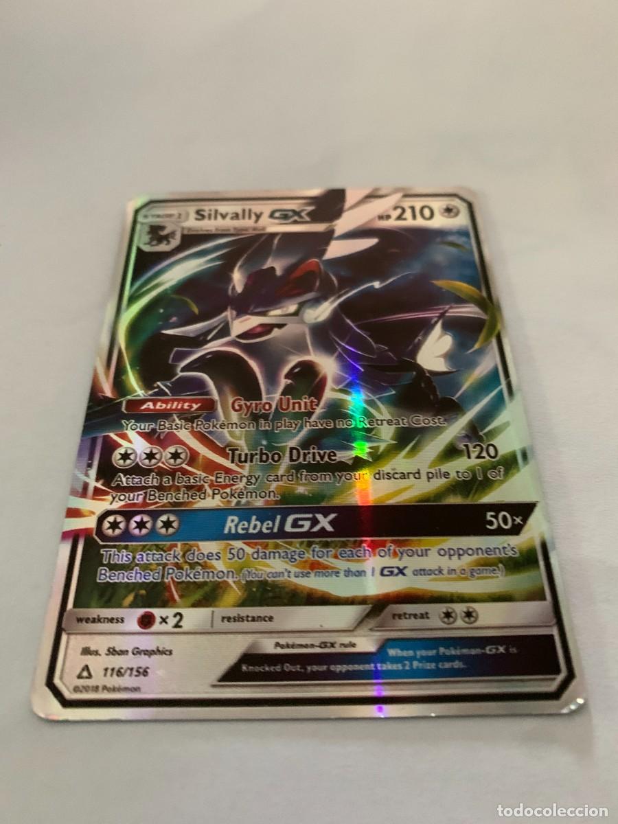 Trading cards: CARTA POK&Eacute;MON. SILVALLY GX. BUEN ESTADO. PEDIDO MINIMO 10 EUROS.