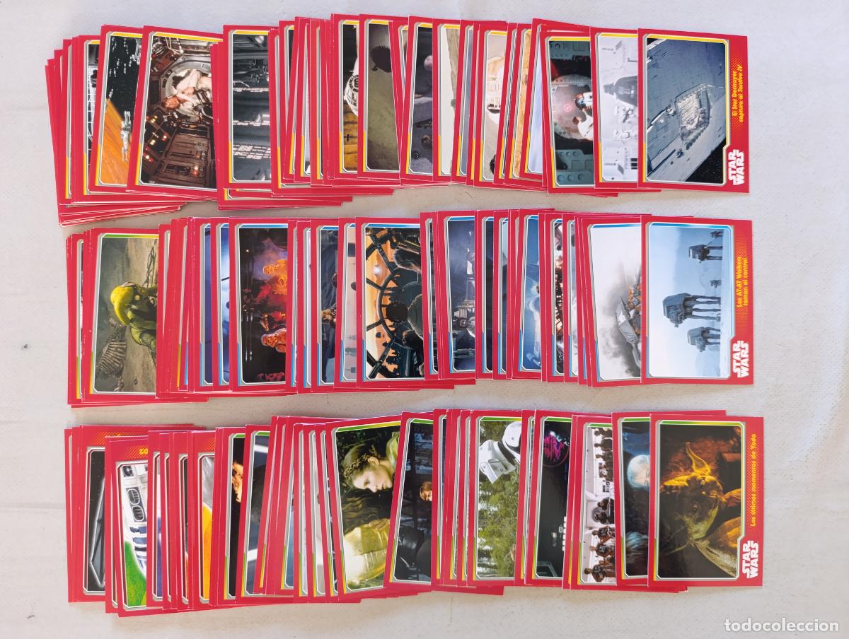 Trading cards: LOTE 160 CARDS EL VIAJE HACIA STAR WARS EL DESPERTAR DE LA FUERZA - SIN REPETIDAS - TOPPS (344#w)