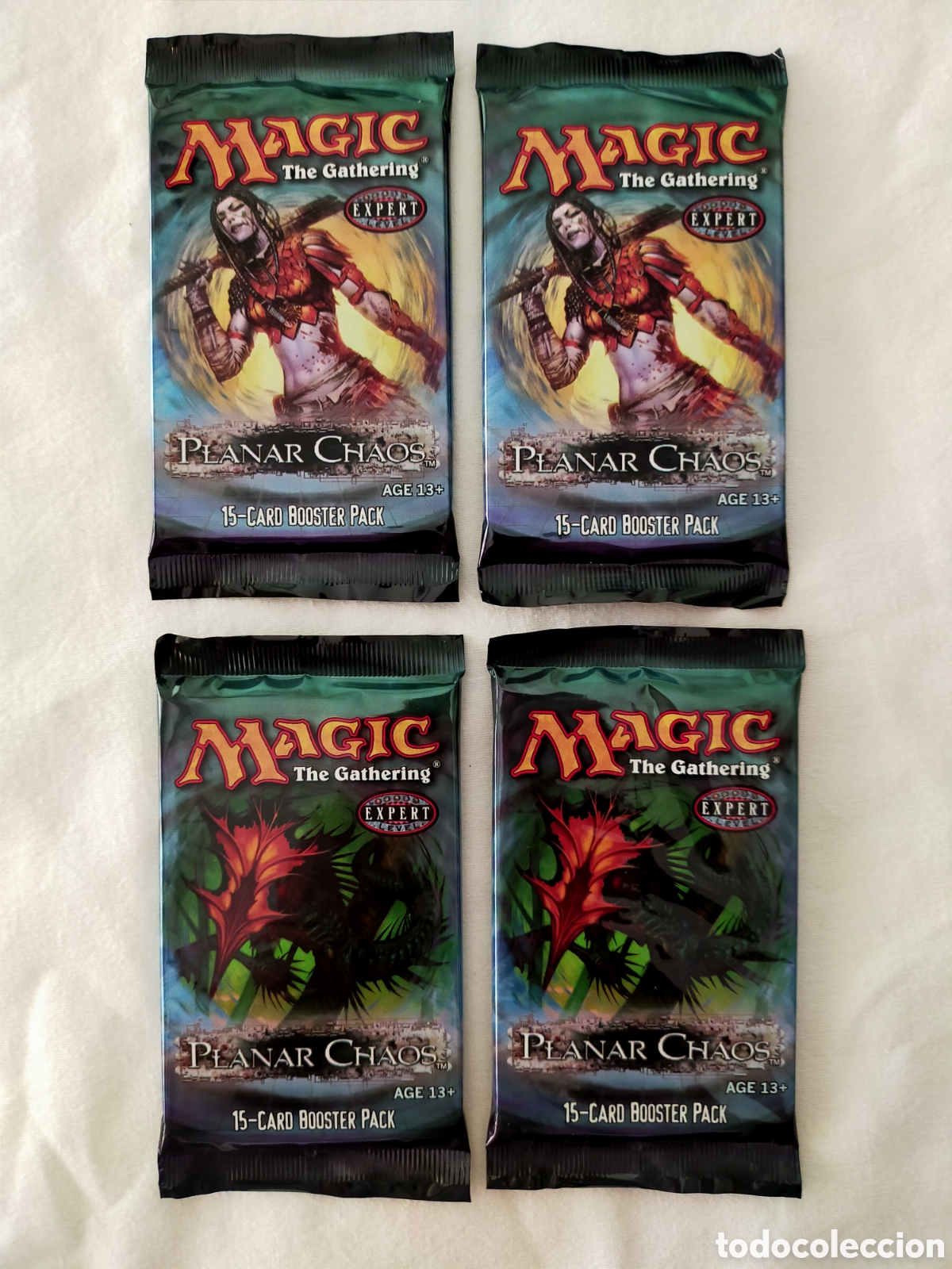 Trading cards: 4 Sobres Magic Planar Chaos Sellados