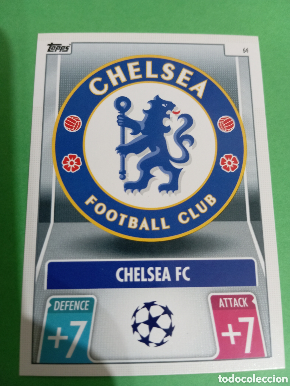 Trading cards: Escudo del Chelsea n&deg;64 / TOPPS MATCH ATTAX 2021/2022