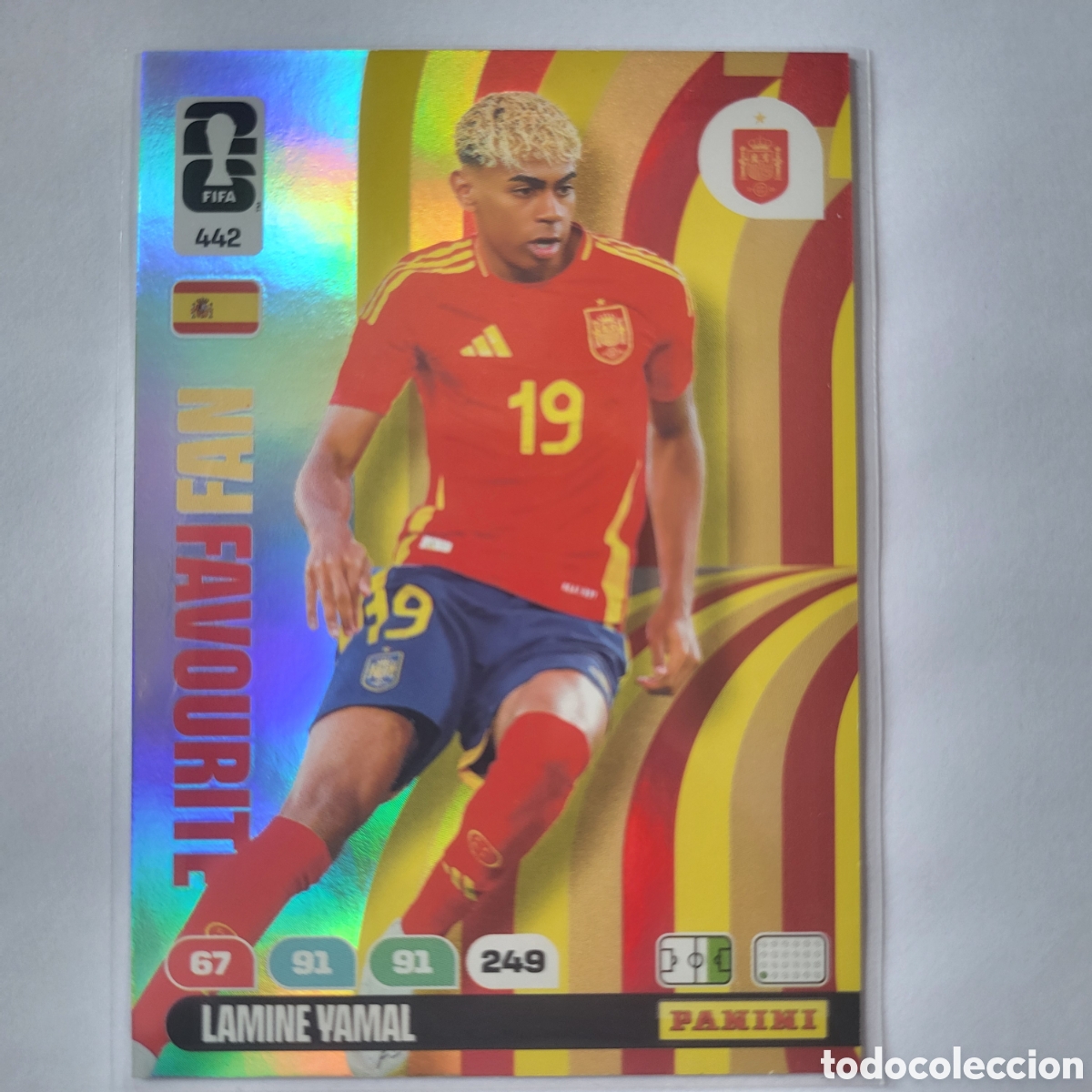 Trading cards: 442 Lamine Yamal Fan Favoirite / Adrenalyn XL FIFA World Cup 2026
