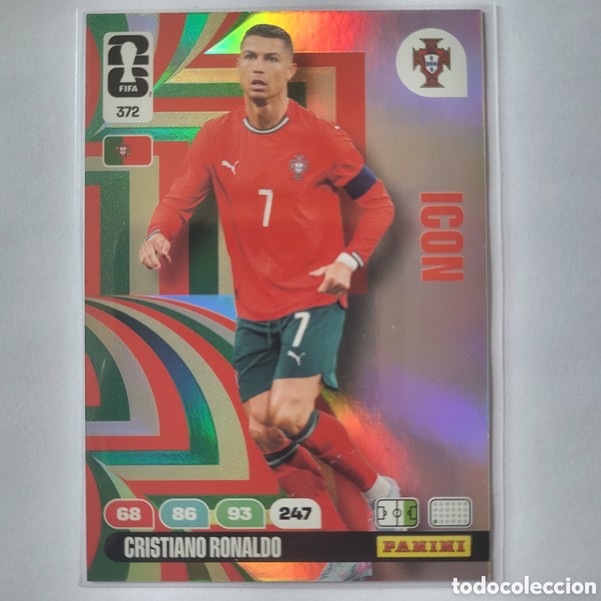 Trading cards: 372 Cristiano Ronaldo Icon / Adrenalyn XL FIFA World Cup 2026