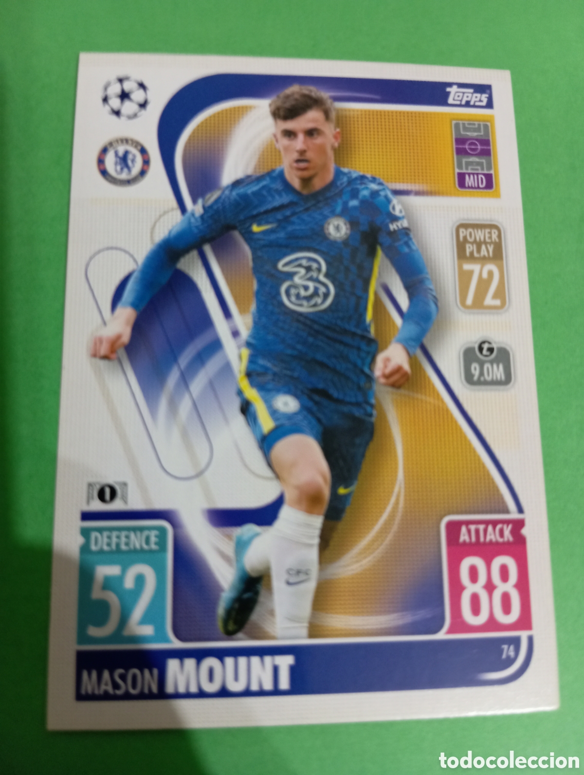 Trading cards: Mason Mount Chelsea n&deg;74 / TOPPS MATCH ATTAX 2021/2022