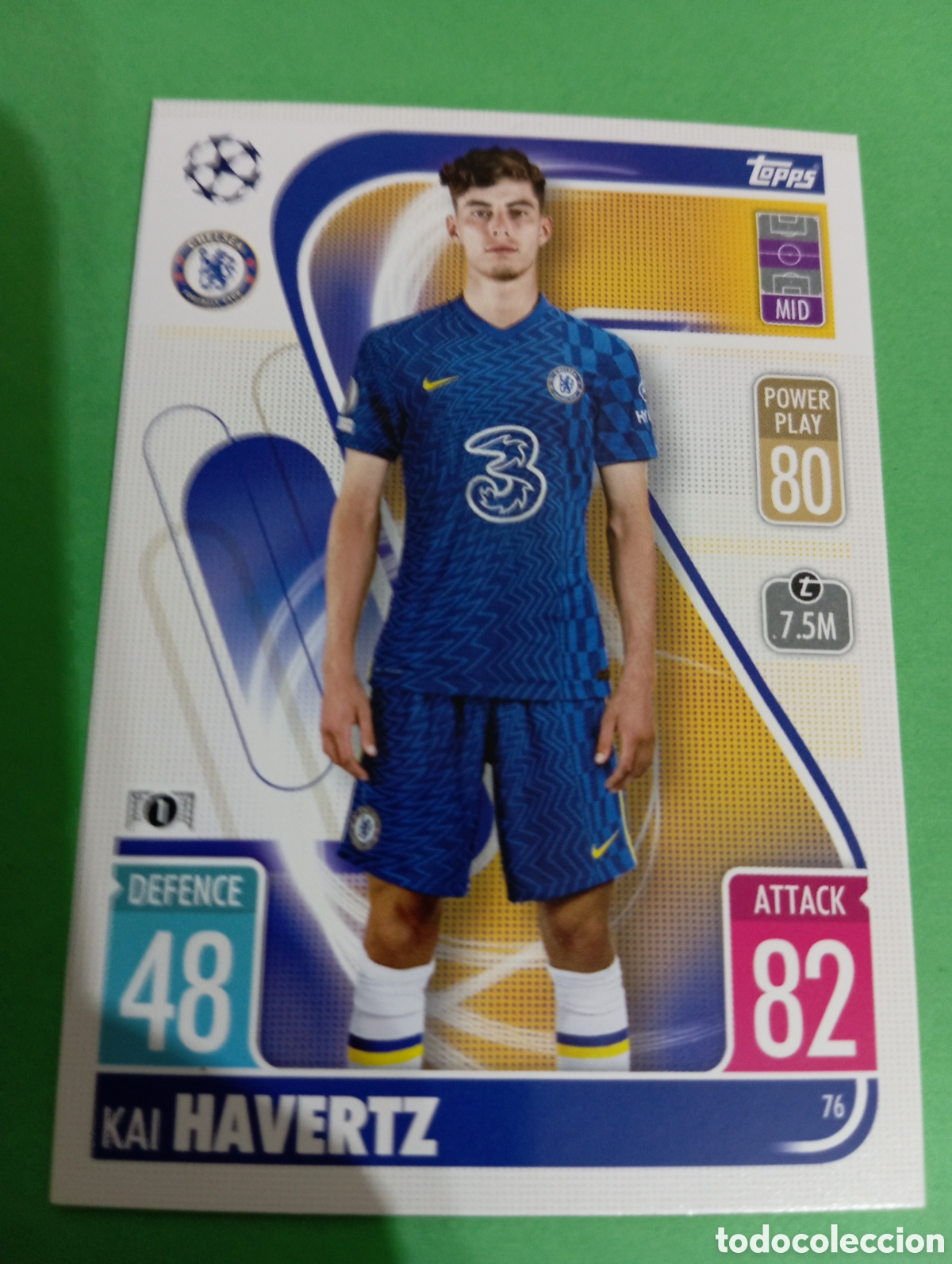 Trading cards: Kai Havertz Chelsea n&deg;76 / TOPPS MATCH ATTAX 2021/2022