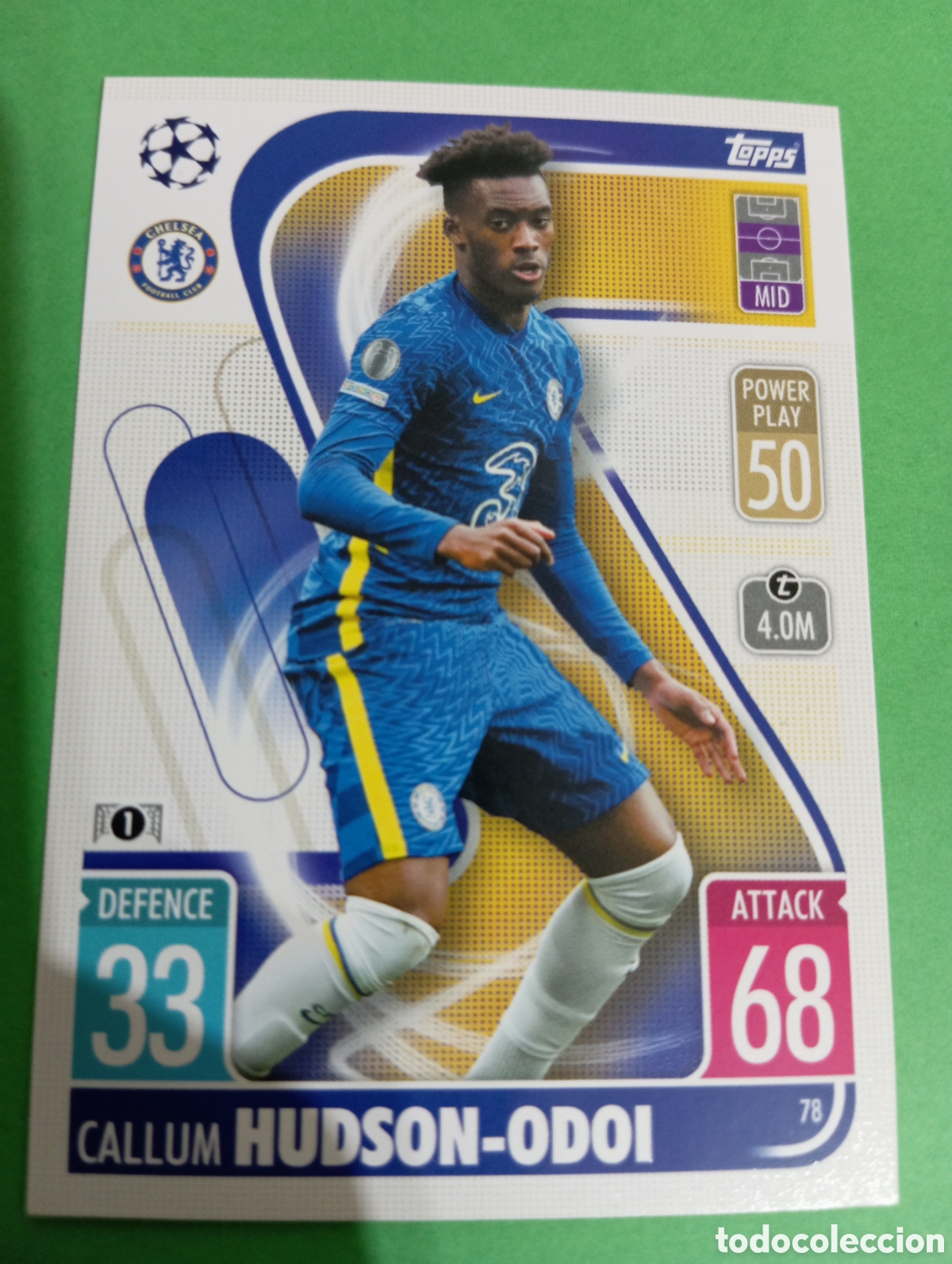 Trading cards: Hudson-Odoi Chelsea n&deg;78 / TOPPS MATCH ATTAX 2021/2022