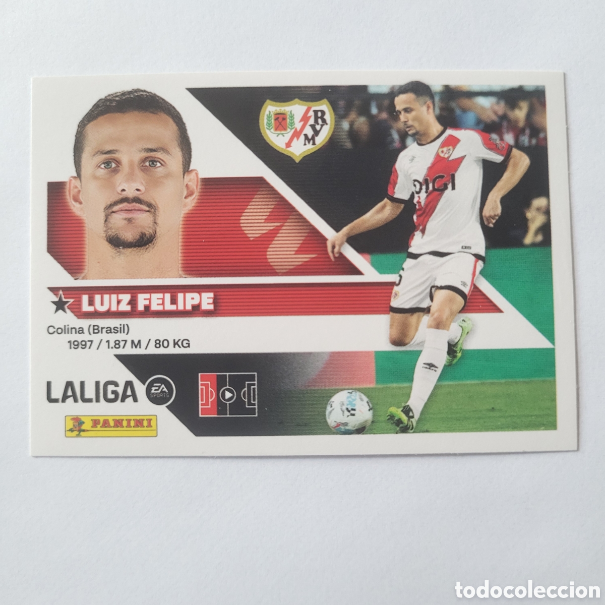 Trading cards: 9 Luiz Felipe Rayo Vallecano [Sticker] / La Liga Este 2026
