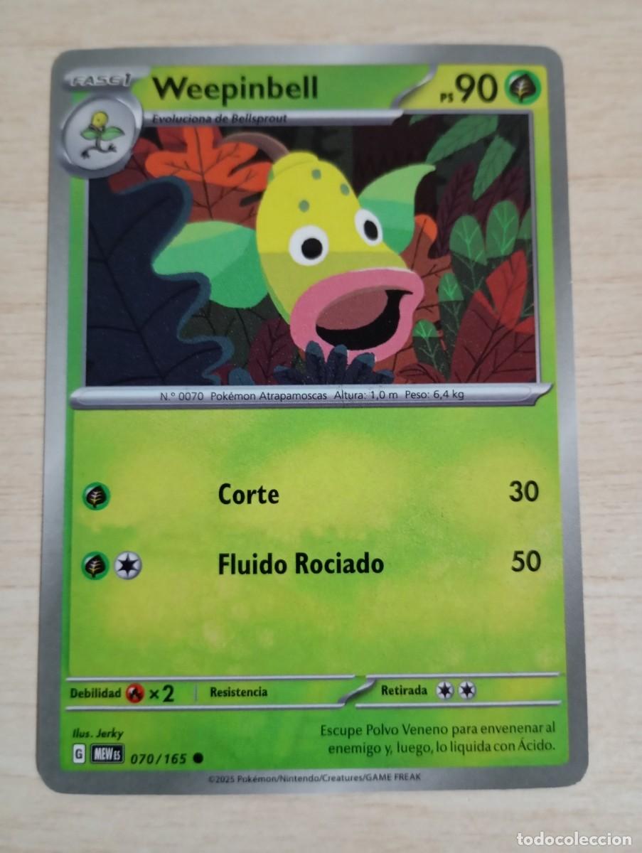 Trading cards: Carta Pok&eacute;mon Weepinbell Proxy