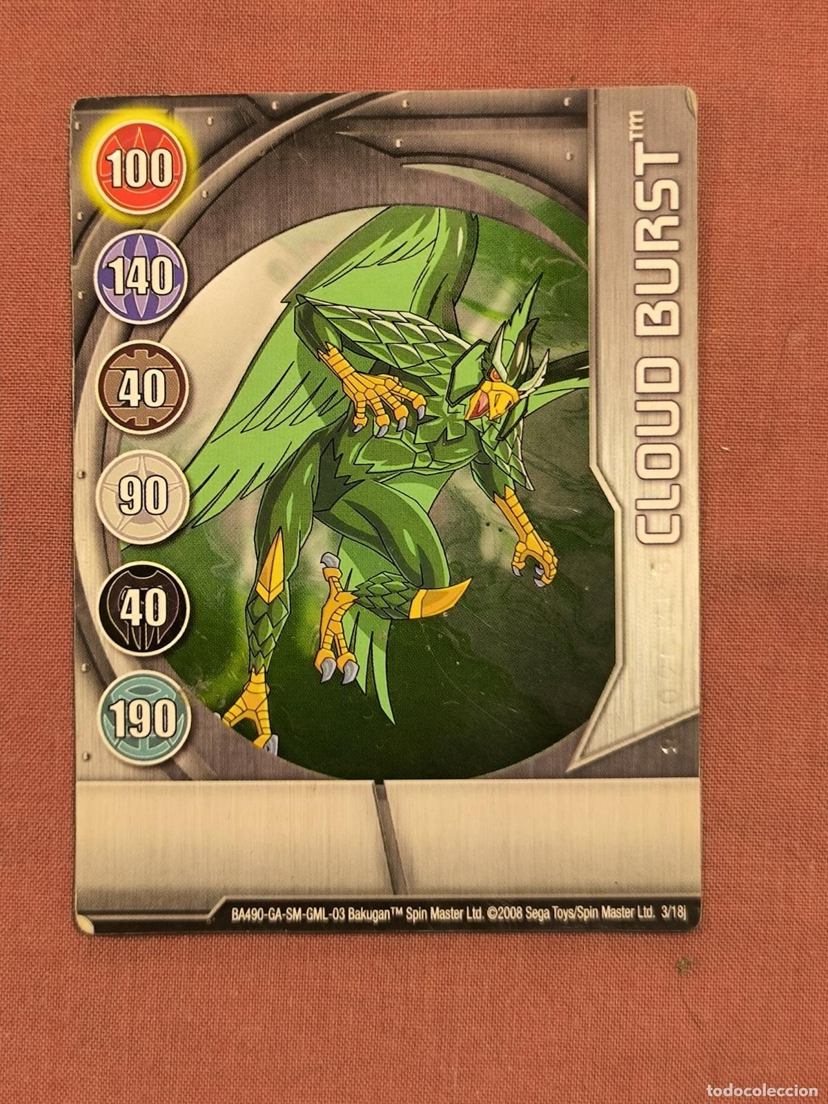 Trading cards: Carta Bakugan Cloud Burst &ndash; Trading Card Coleccionable Battle Brawlers