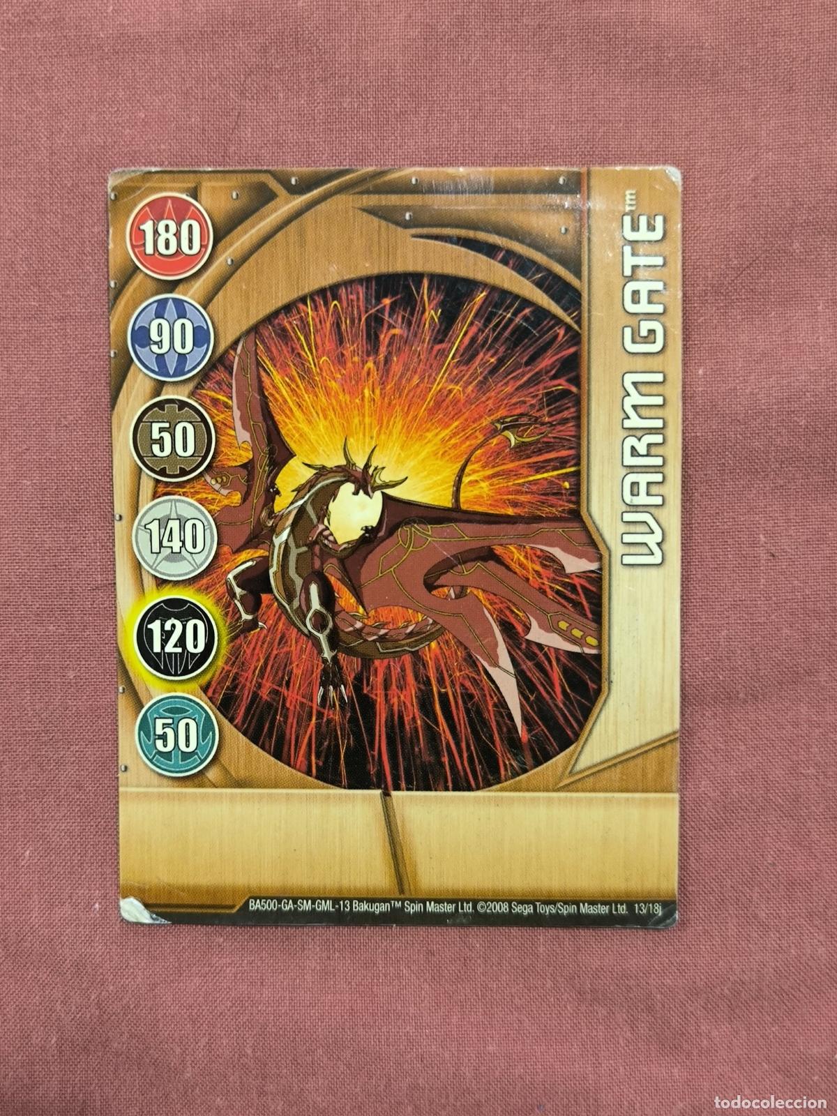 Trading cards: Carta Bakugan Warm Gate &ndash; Trading Card Coleccionable Battle Brawlers