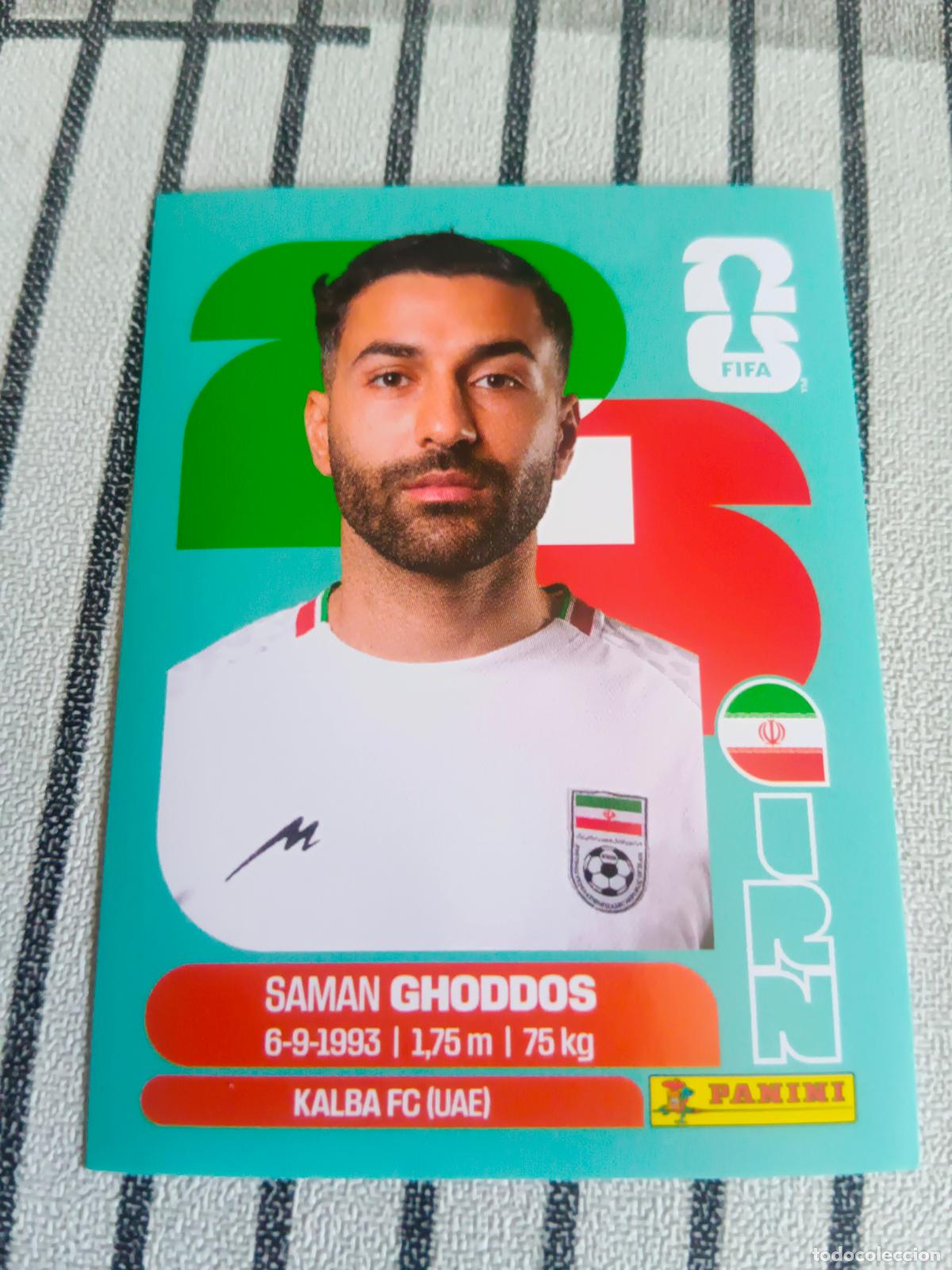 Trading cards: MUNDIAL 2026 ESTADOS UNIDOS USA MEXICO MEJICO CANADA IRN 12 IRN12 SAMAN GHODDOS IRAN FIFA
