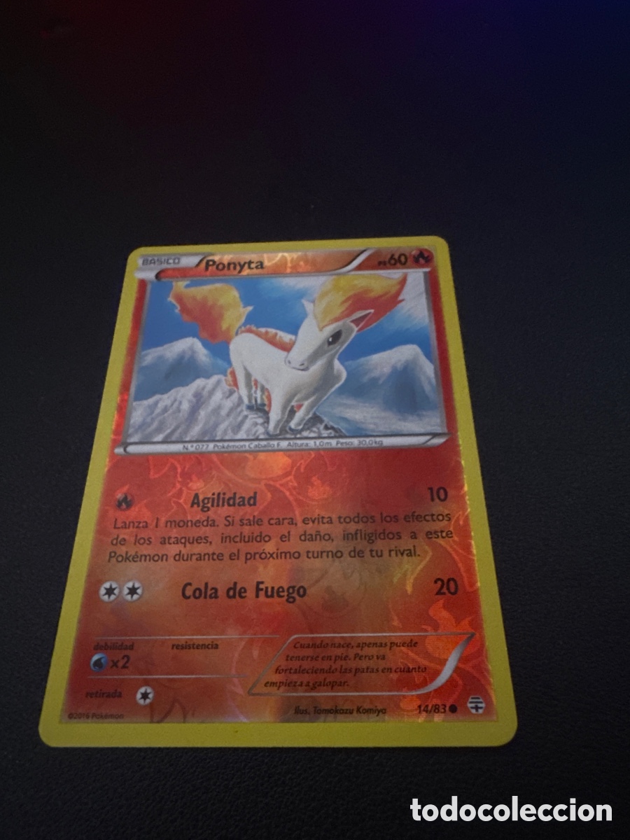 Trading cards: Carta pokemon ponyta