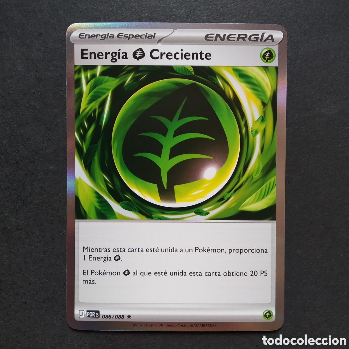 Trading cards: CARTA TCG - N&ordm; 086 - ENERG&Iacute;A CRECIENTE (REVERSE HOLO) - EQUILIBRIO PERFECTO - POK&Eacute;MON - EN ESPA&Ntilde;OL