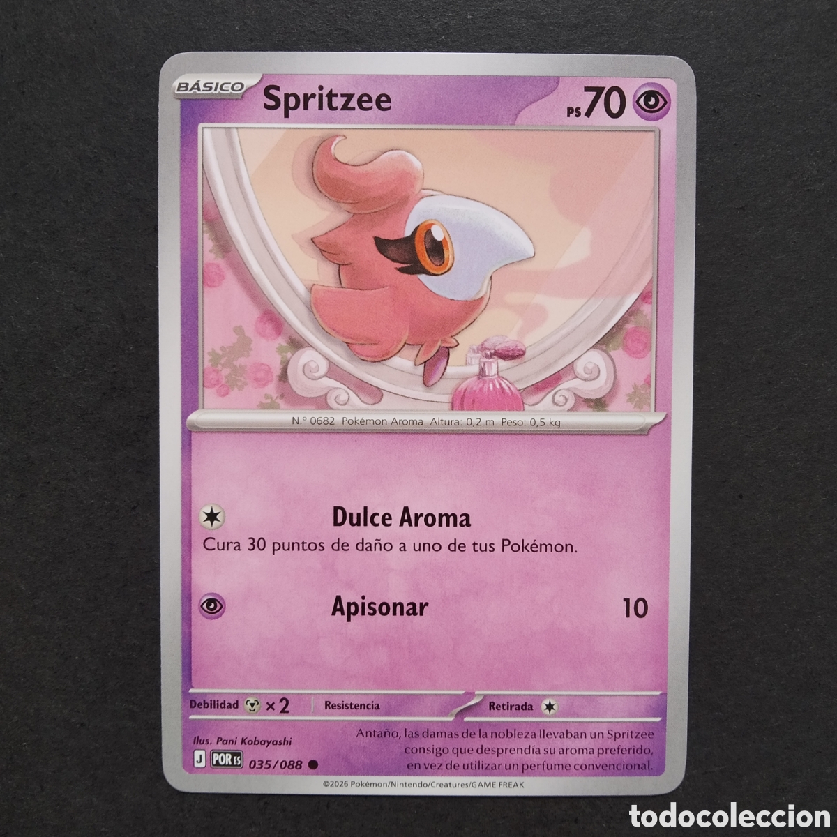Trading cards: CARTA TCG - N&ordm; 035 - SPRITZEE - EQUILIBRIO PERFECTO - POK&Eacute;MON - EN ESPA&Ntilde;OL