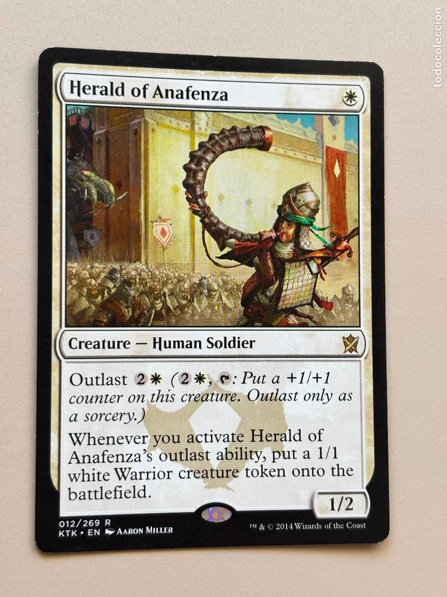 Trading cards: MAGIC THE GATHERING - HERALD OF ANAFENZA ( KHANS OF TARKIR )