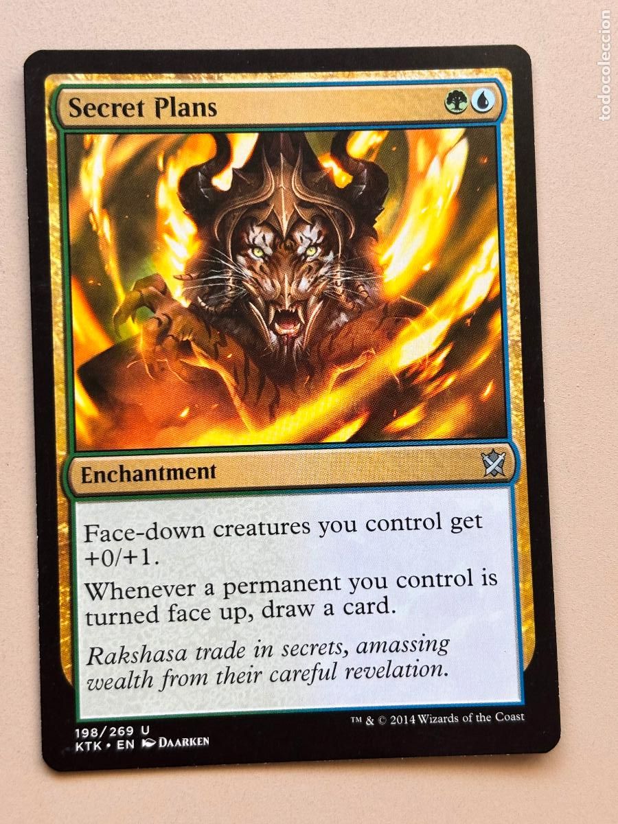 Trading cards: MAGIC THE GATHERING - SECRET PLANS ( KHANS OF TARKIR )
