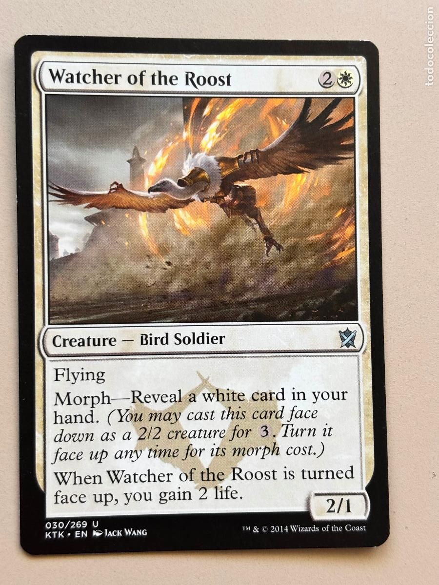 Trading cards: MAGIC THE GATHERING - WATCHER OF THE ROOST ( KHANS OF TARKIR )