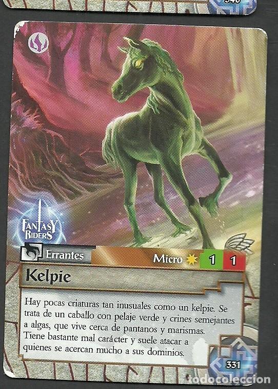 Trading cards: Fantasy Riders #331 Kelpie. Panini 2018. Carta