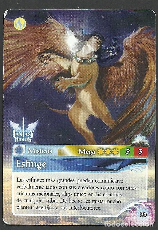 Trading cards: Fantasy Riders #96. Esfinge. Panini 2018. Carta