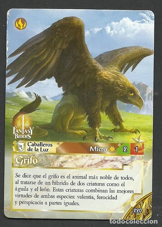 Trading cards: Fantasy Riders #220. Grifo. Panini 2018. Carta