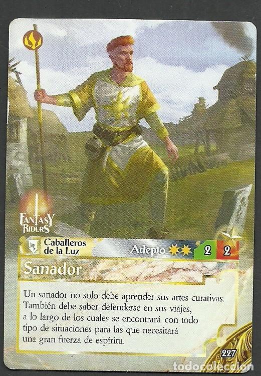 Trading cards: Fantasy Riders #227. Sanador. Panini 2018. Carta