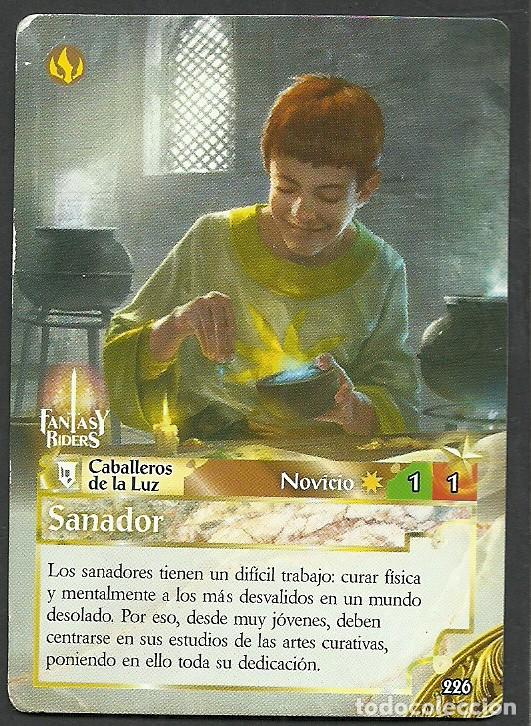 Trading cards: Fantasy Riders #226. Sanador. Panini 2018. Carta