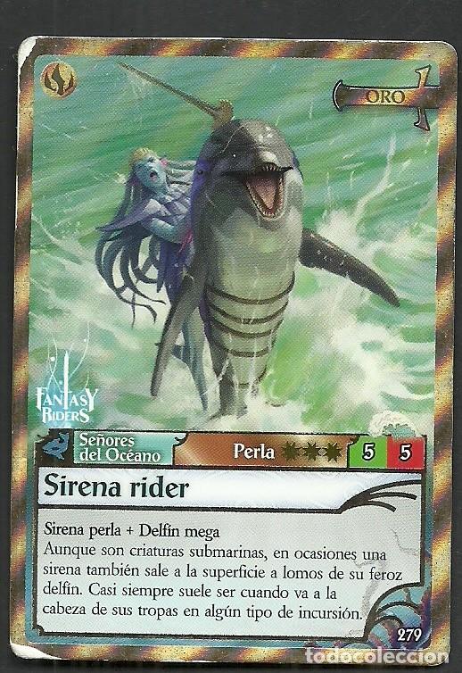 Trading cards: Fantasy Riders #279. Sirena rider. Panini 2018. Carta