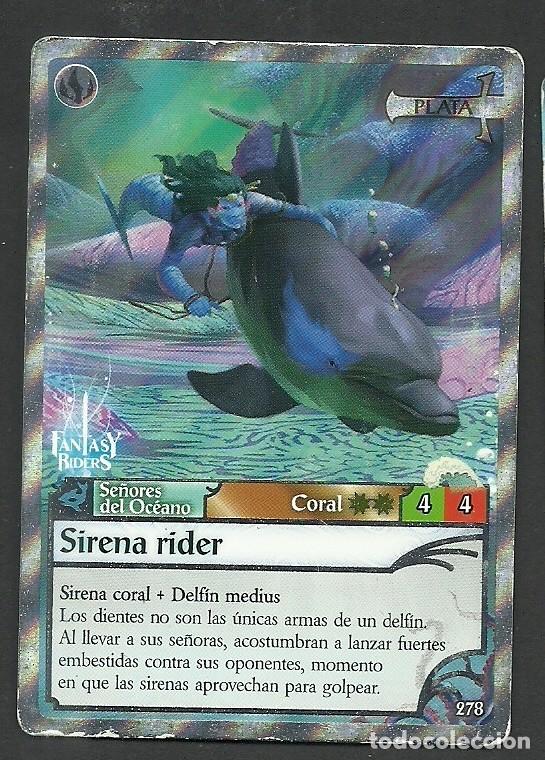 Trading cards: Fantasy Riders #278. Sirena rider. Panini 2018. Carta