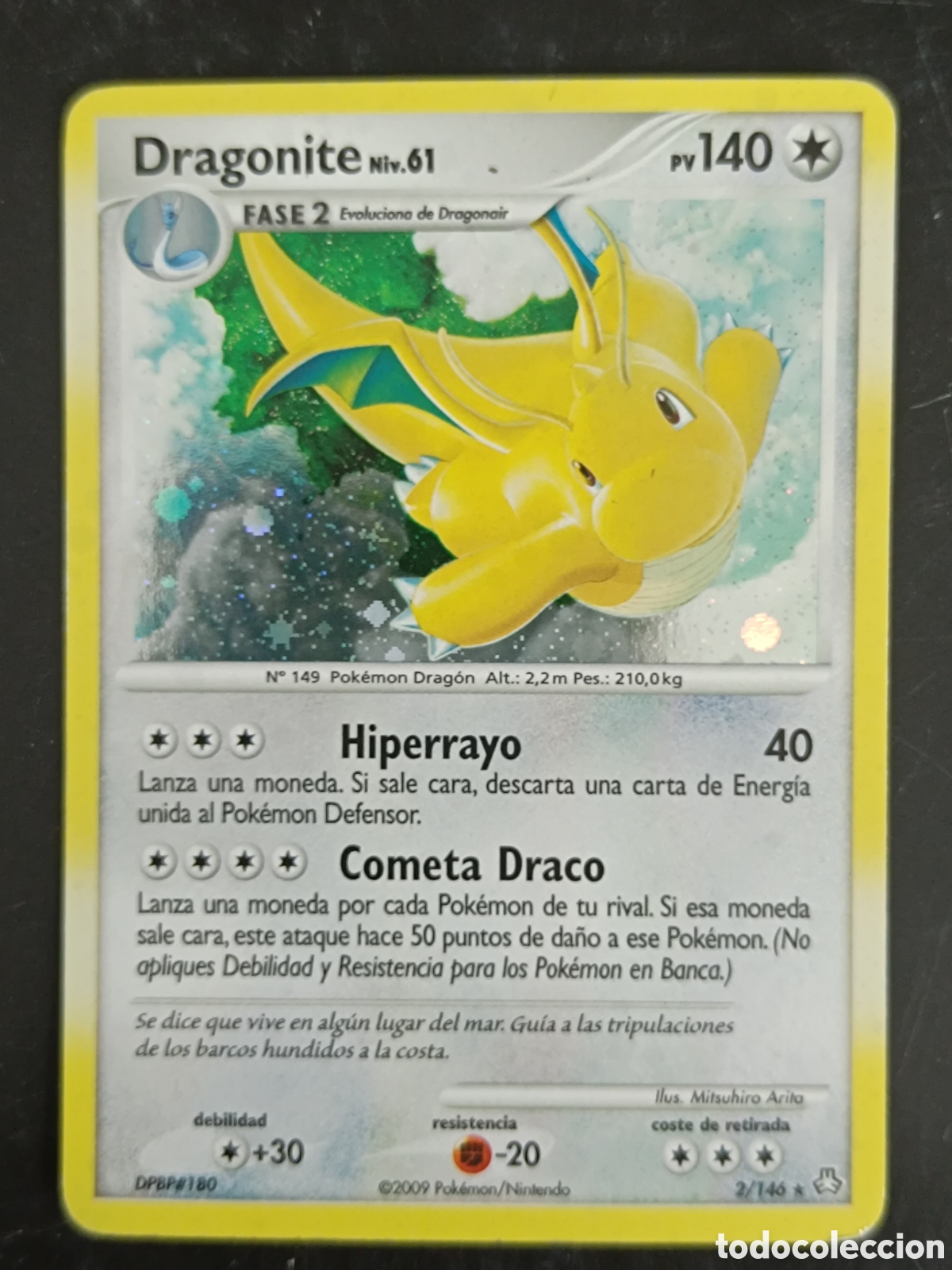 Trading cards: Pokemon Dragonite 2/146 Diamante Y Perla Despertar De Las Leyendas En Castellano