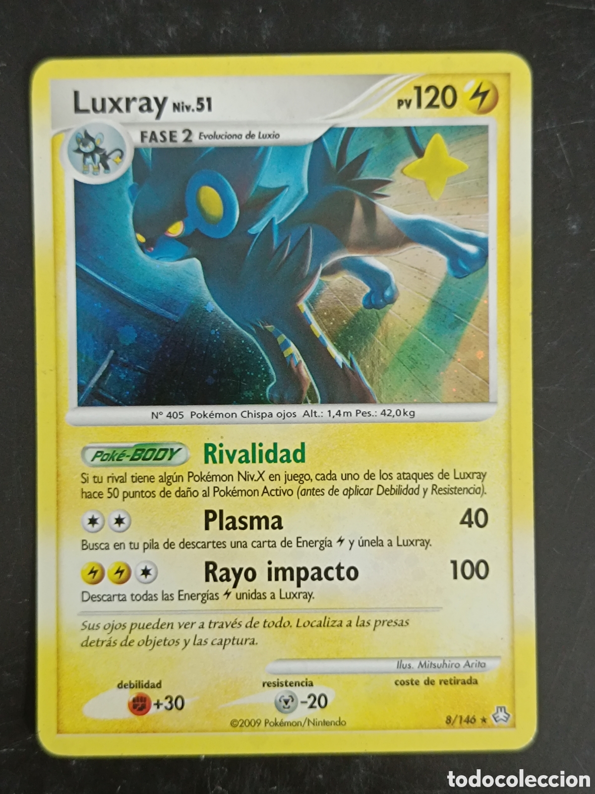 Trading cards: Pokemon Luxray 8/146 Diamante Y Perla Despertar De Las Leyendas En Castellano