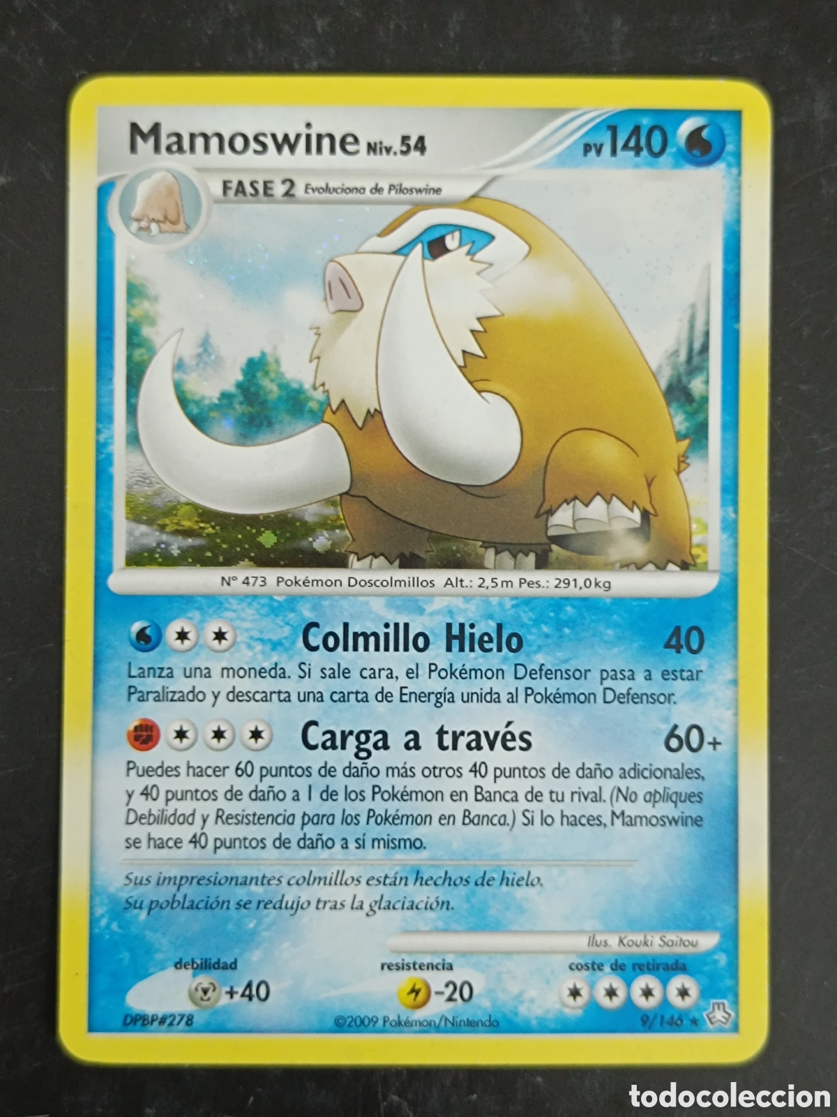 Trading cards: Pokemon Mamoswine 9/146 Diamante Y Perla Despertar De Las Leyendas En Castellano