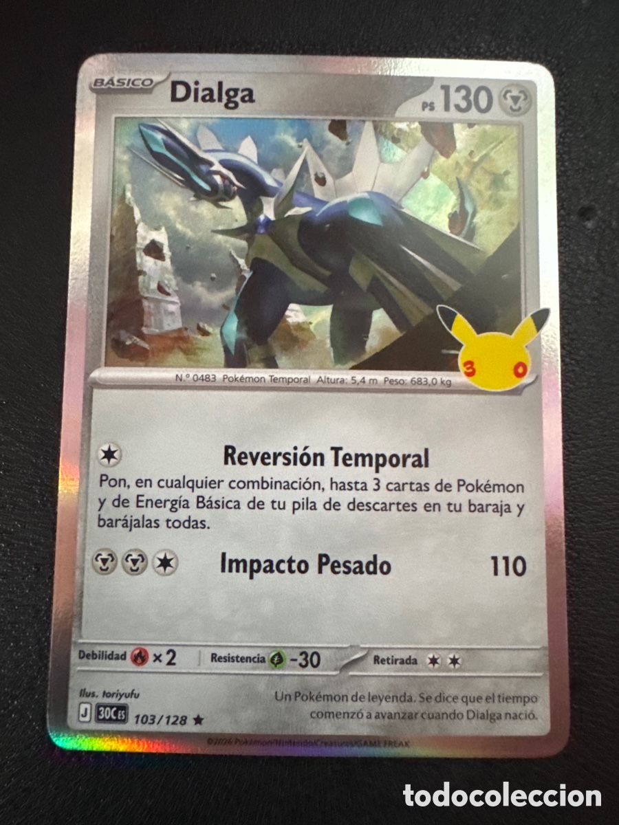 Trading cards: Carta pokemon dialga 30 anivarsario 103/128